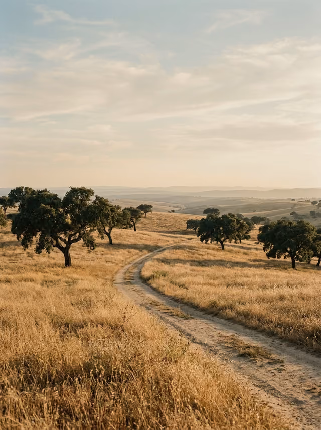 Terreno rural português, pronto para desenvolvimento.